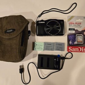 Canon Powershot Sx710 Hs 20 3Mp 30X Black Digital Camera Bundle Tq Pw