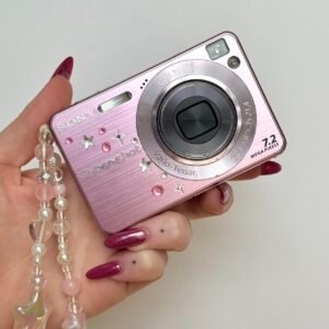 Sony Cybershot W120 Digital Camera 🍥🎀 Pastel Pink Digicam Fi kv