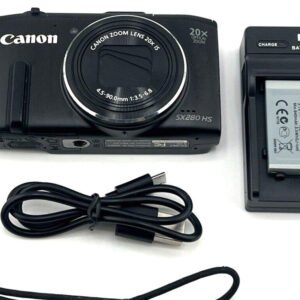 Canon PowerShot SX280 HS Digital Camera Black 20x Zoom 12.1MP